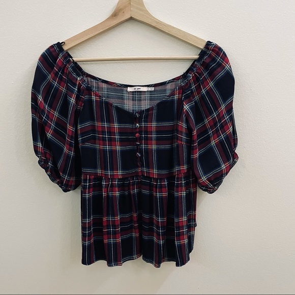 Francesas plaid top - Picture 4 of 5